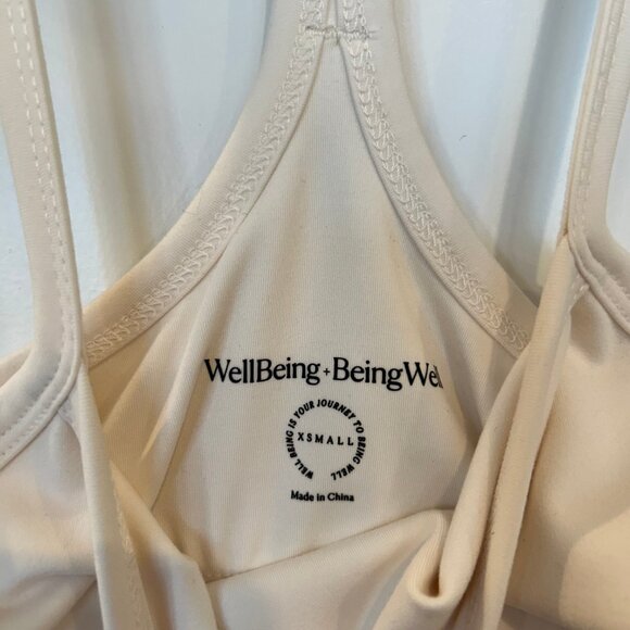 WellBeing + BeingWell Off White Tank - Picture 4 of 7